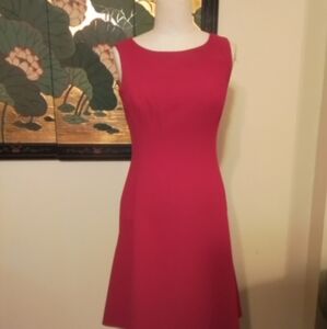 Eliza J Vibrant Red Midi Dress Size 6 Preowned